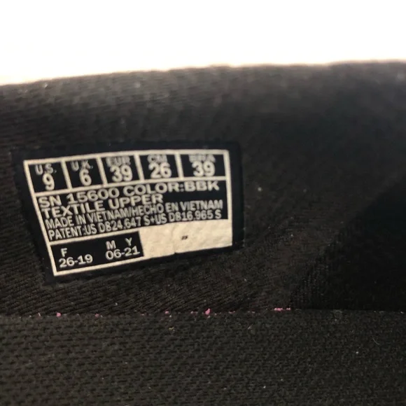 Sketchers Max textile uppers Black size 9 - Picture 7 of 13